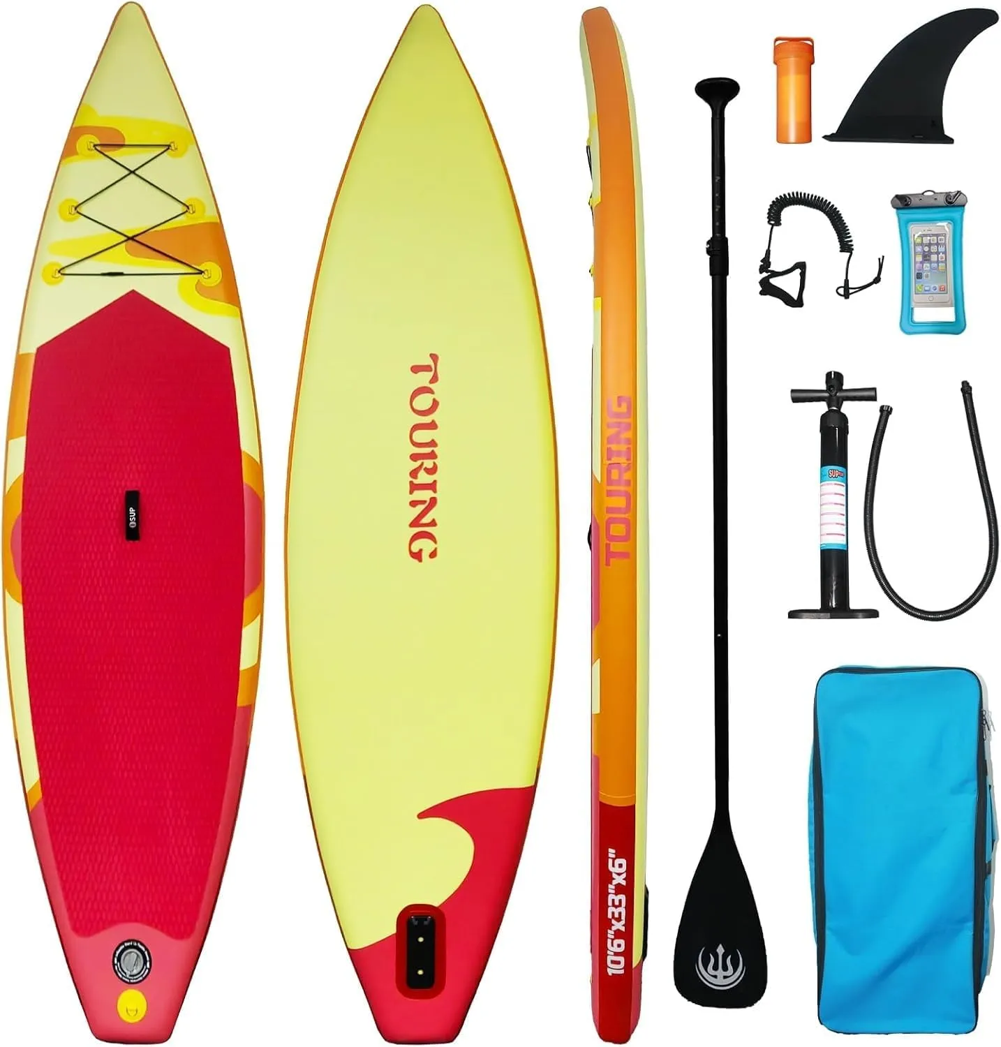 10'6'' Inflatable Stand Up Paddle Board,330 LBs, Non-Slip Deck Design, Premium Accessories & Backpack, Wide Stance, Multifunctional Paddle Boards for Adults,Youth