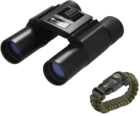 10x25 Portable High Definition Full Coated Optics with Blue Film Binoculars for Outdoor/Hunting/Bird Watching/Sightseeing/Concerts