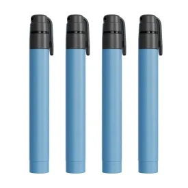 1pc/2pcs/3pcs/4pcs Outdoor Mini Water Filter Straw Emergency Portable Water Filtration System for Camping Hiking Travel
