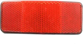 1PCS Bicycle Mountain Bike Rear Rack Reflector Accessories Red 98x39mm