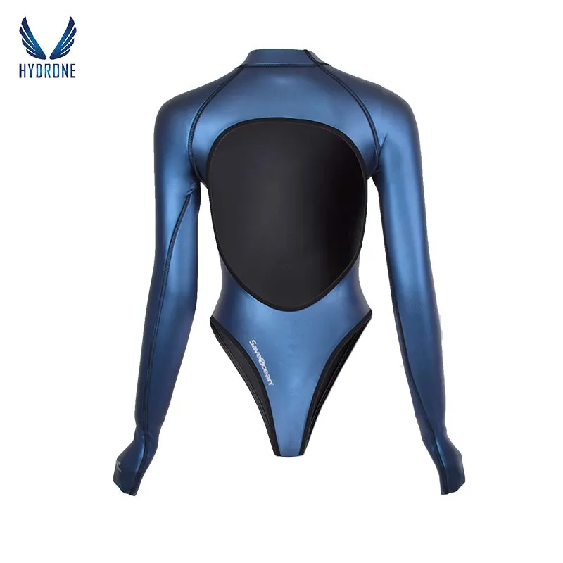 2mm T-Back Spring Wetsuit Open-Back Bodysuit