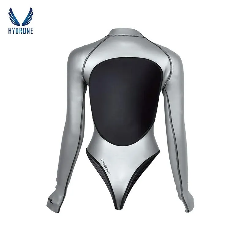 2mm T-Back Spring Wetsuit Open-Back Bodysuit