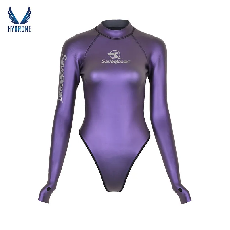 2mm T-Back Spring Wetsuit Open-Back Bodysuit