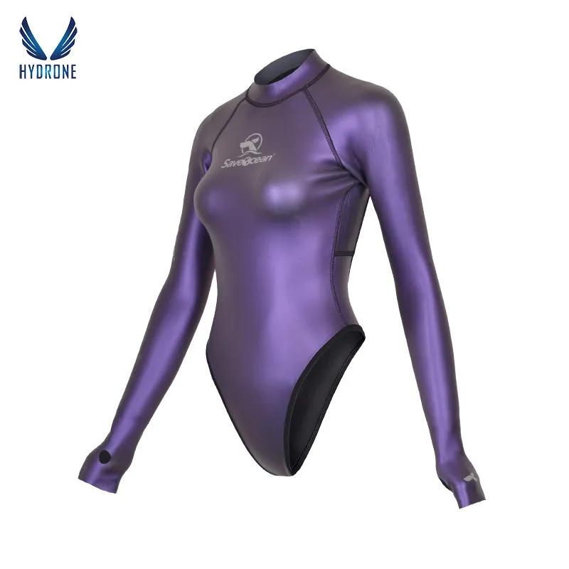 2mm T-Back Spring Wetsuit Open-Back Bodysuit