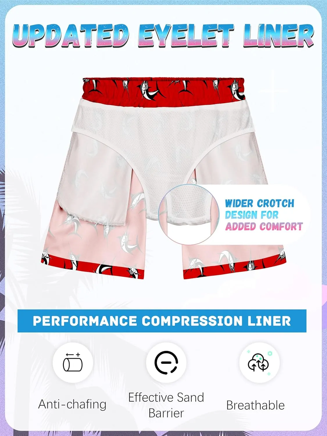 3/1 Pack Boys Swim Trunks UPF 50  Swim Shorts Kid Board Shorts with Mesh Lining Quick Dry Beachwear Swimsuit