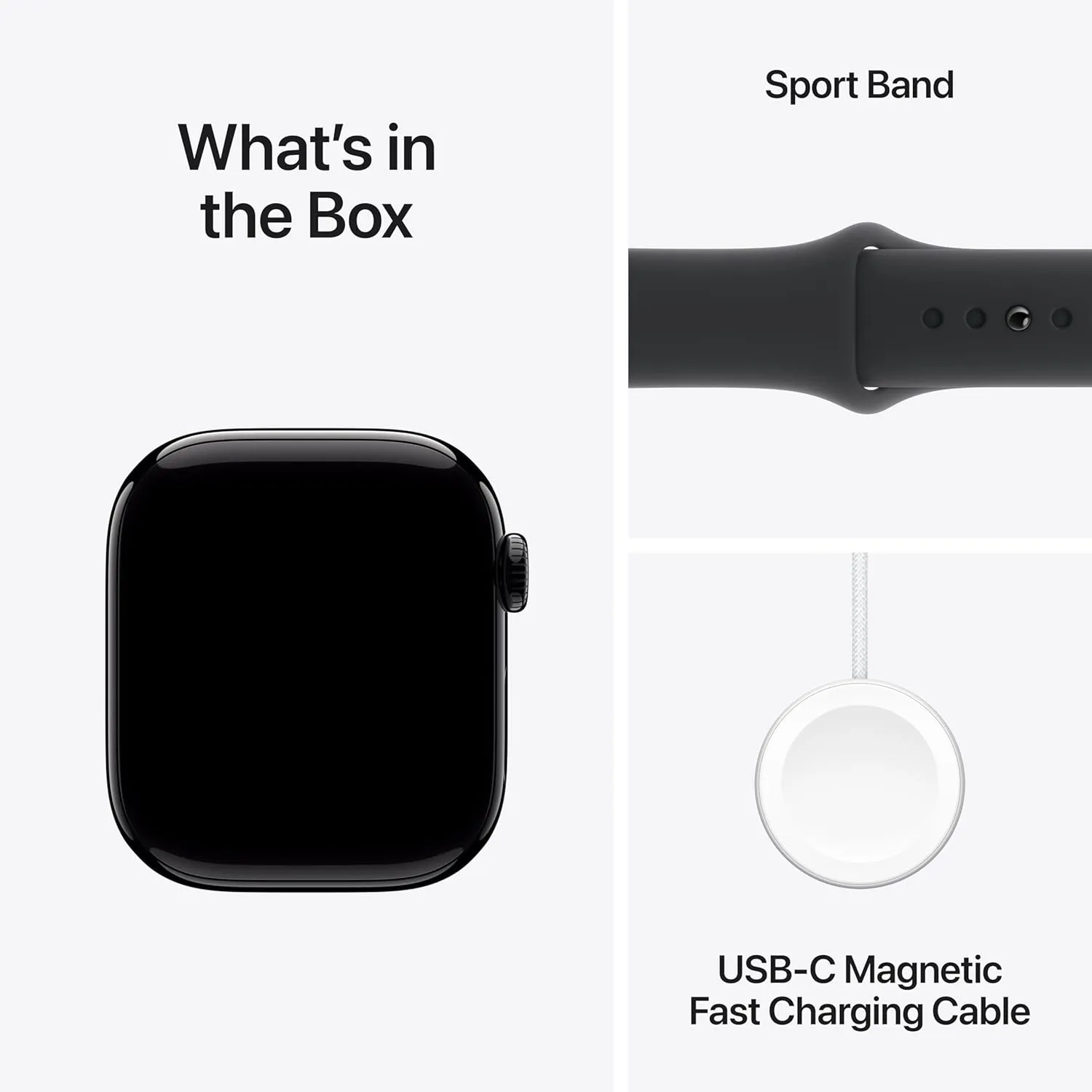 Apple Watch Series 10 [GPS   Cellular 42mm case] Smartwatch with Jet Black Aluminium Case with Black Sport Band - S/M. Fitness Tracker, ECG App, Always-On Retina Display, Water Resistant