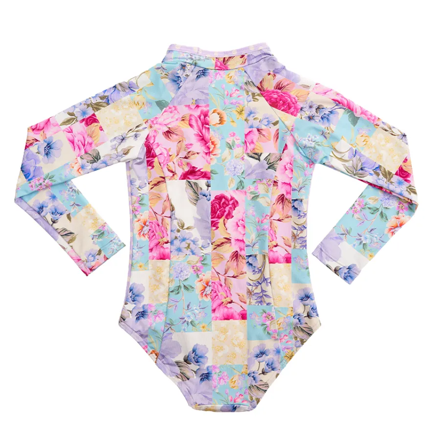 Aqua Blu Pre-Teens Long Sleeve One Piece AG2281ME - Meadow