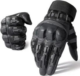AXBXCX Motorcycle Tactical Gloves for Men - Protection, Flexible, Durable, Touchscreen Capable & Perfect for Outdoor Activities!