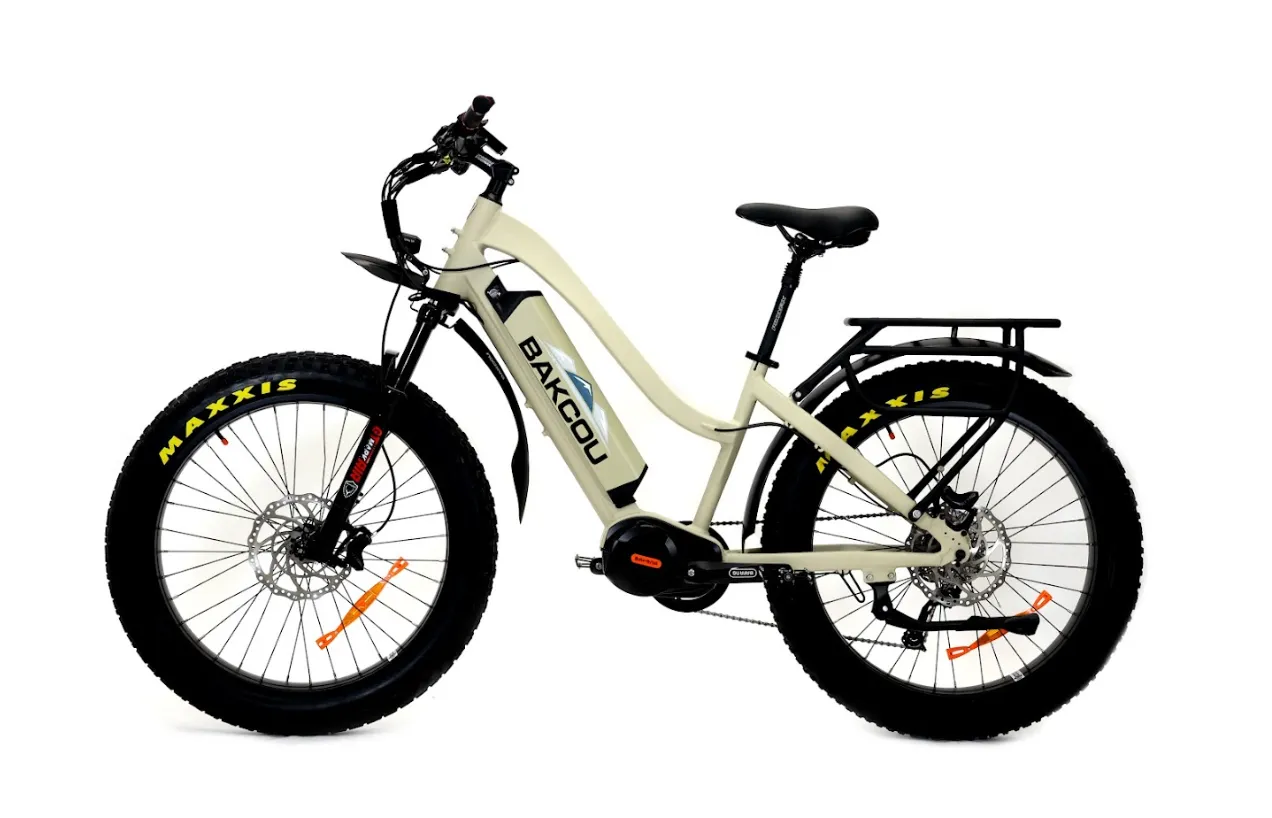 Bakcou Mule Elite Step Through 26" Electric Hunting Bike Bafang Ultra Mid Drive Motor