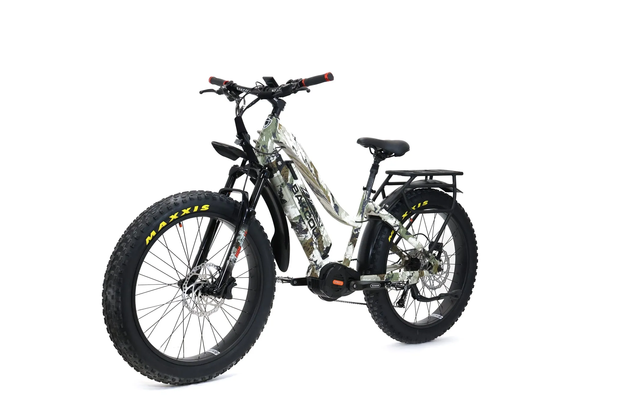 Bakcou Mule Elite Step Through 26" Electric Hunting Bike Bafang Ultra Mid Drive Motor