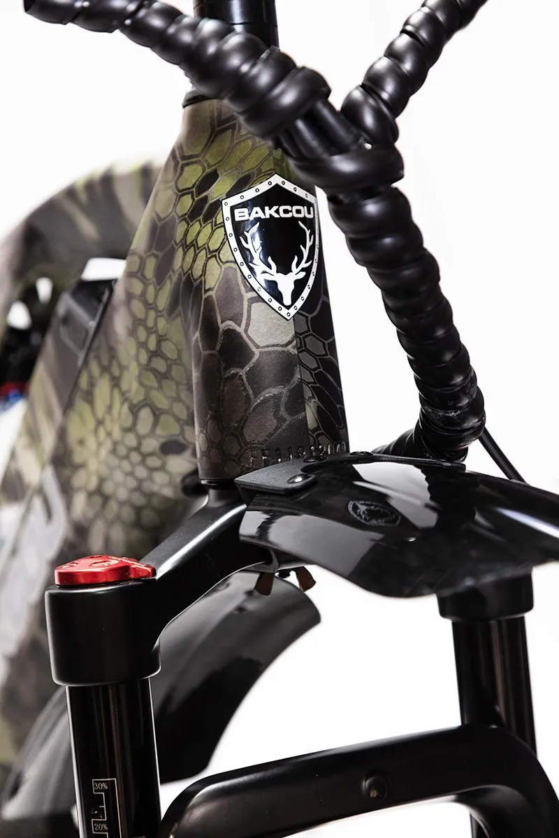 Bakcou Mule Elite Step Through 26" Electric Hunting Bike Bafang Ultra Mid Drive Motor