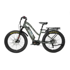 Bakcou Mule Elite Step Through 26" Electric Hunting Bike Bafang Ultra Mid Drive Motor
