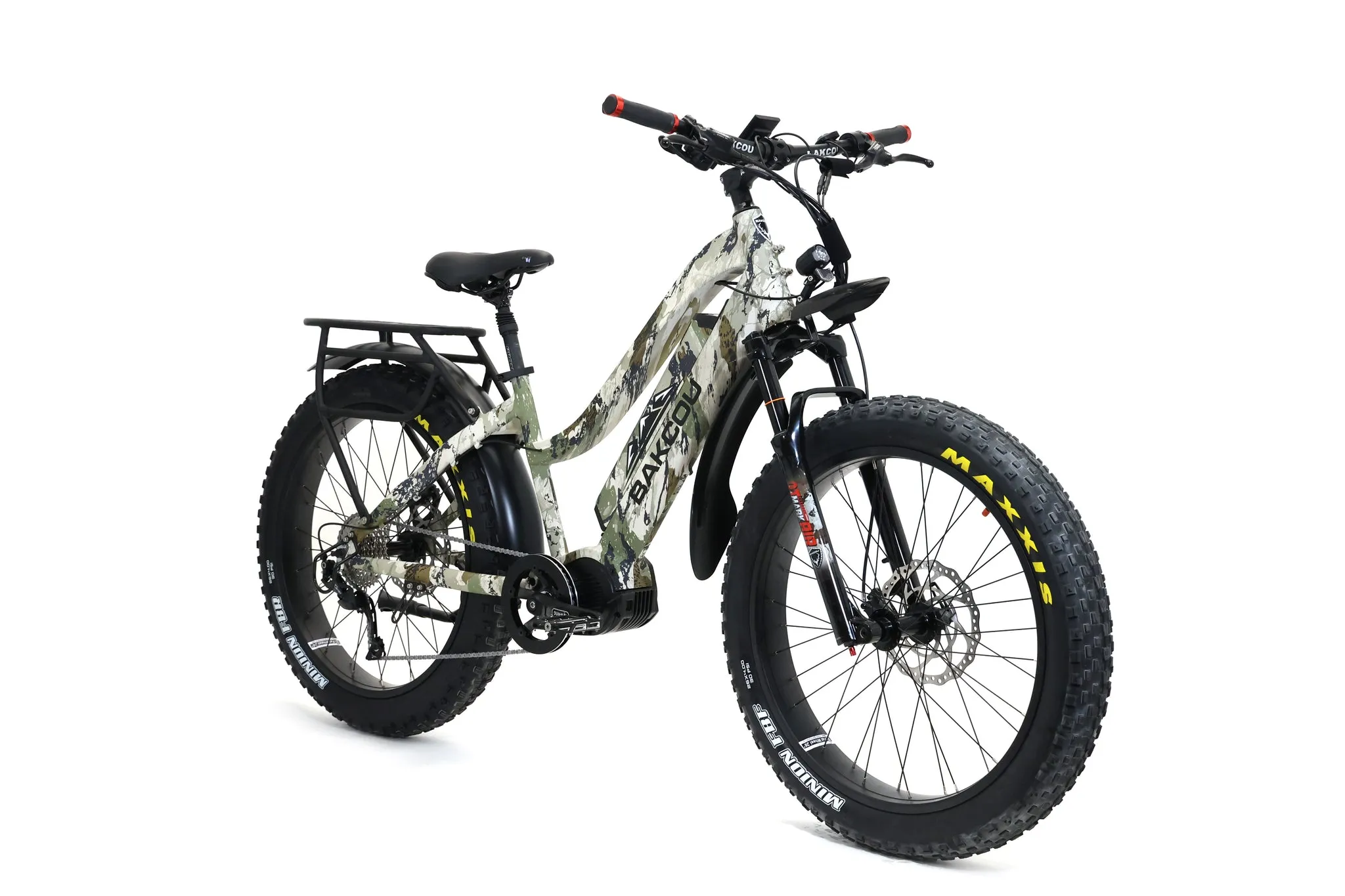 Bakcou Mule Elite Step Through 26" Electric Hunting Bike Bafang Ultra Mid Drive Motor