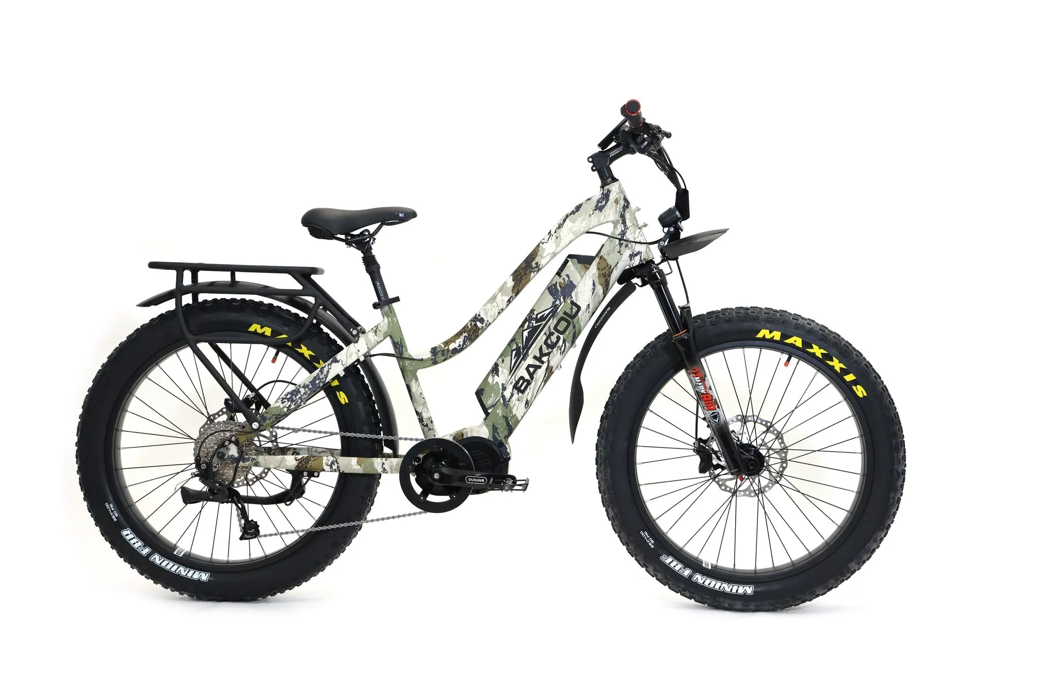 Bakcou Mule Elite Step Through 26" Electric Hunting Bike Bafang Ultra Mid Drive Motor