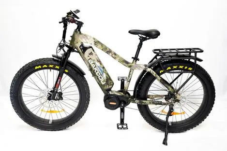 Bakcou Mule Elite Step Through 26" Electric Hunting Bike Bafang Ultra Mid Drive Motor