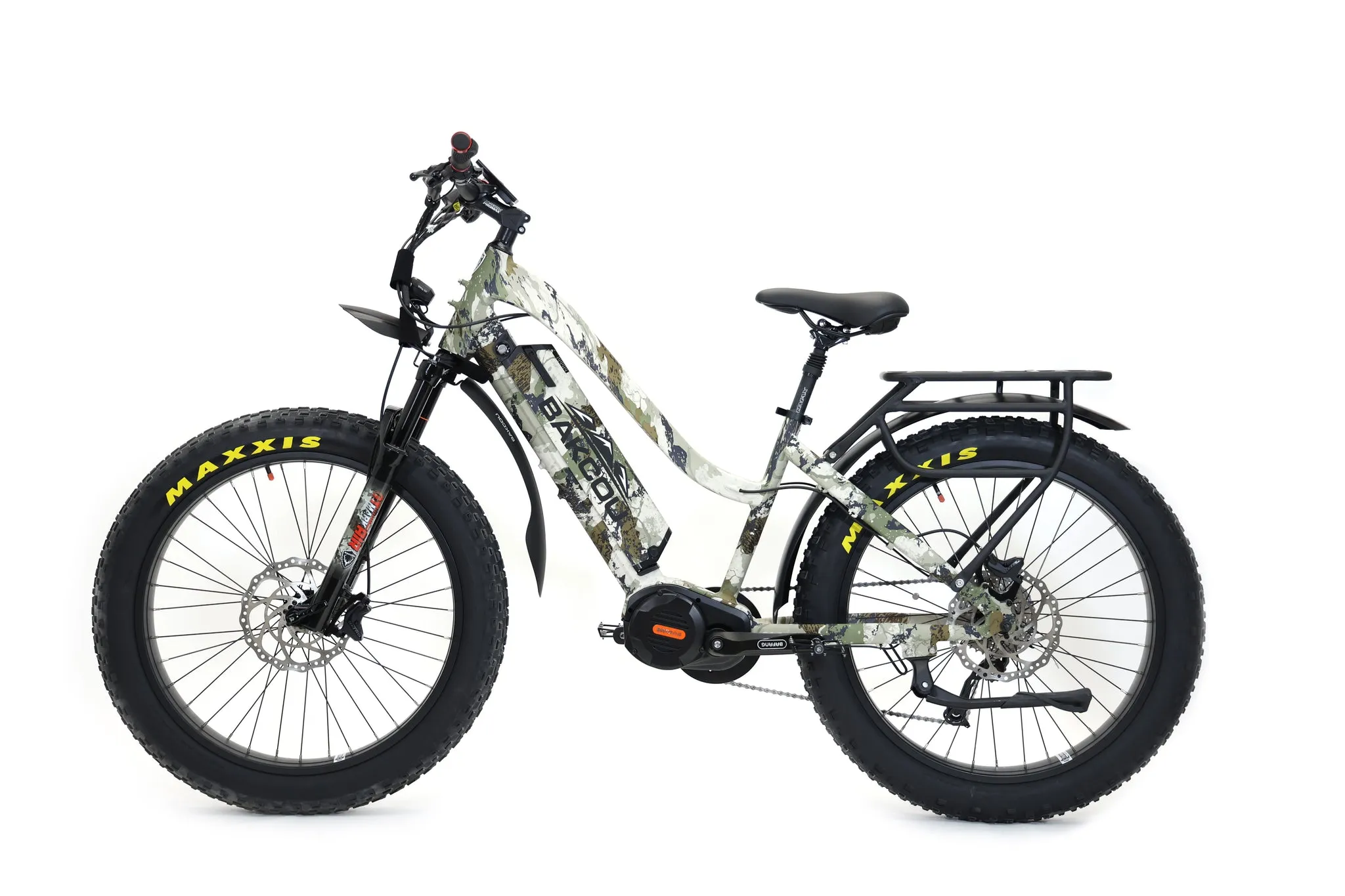 Bakcou Mule Elite Step Through 26" Electric Hunting Bike Bafang Ultra Mid Drive Motor