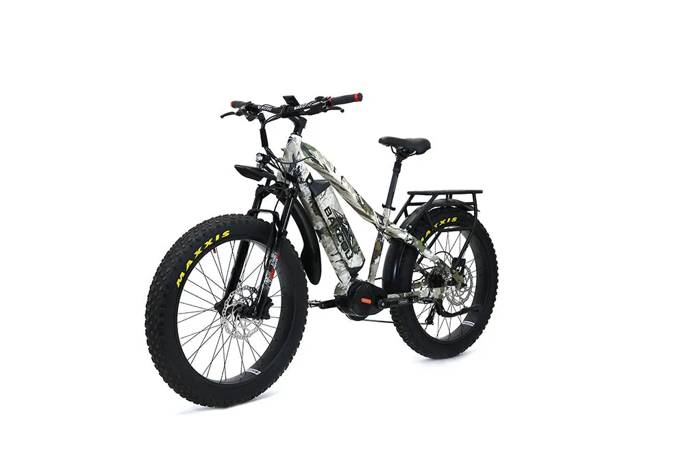Bakcou Mule Elite Step Through 26" Electric Hunting Bike Bafang Ultra Mid Drive Motor