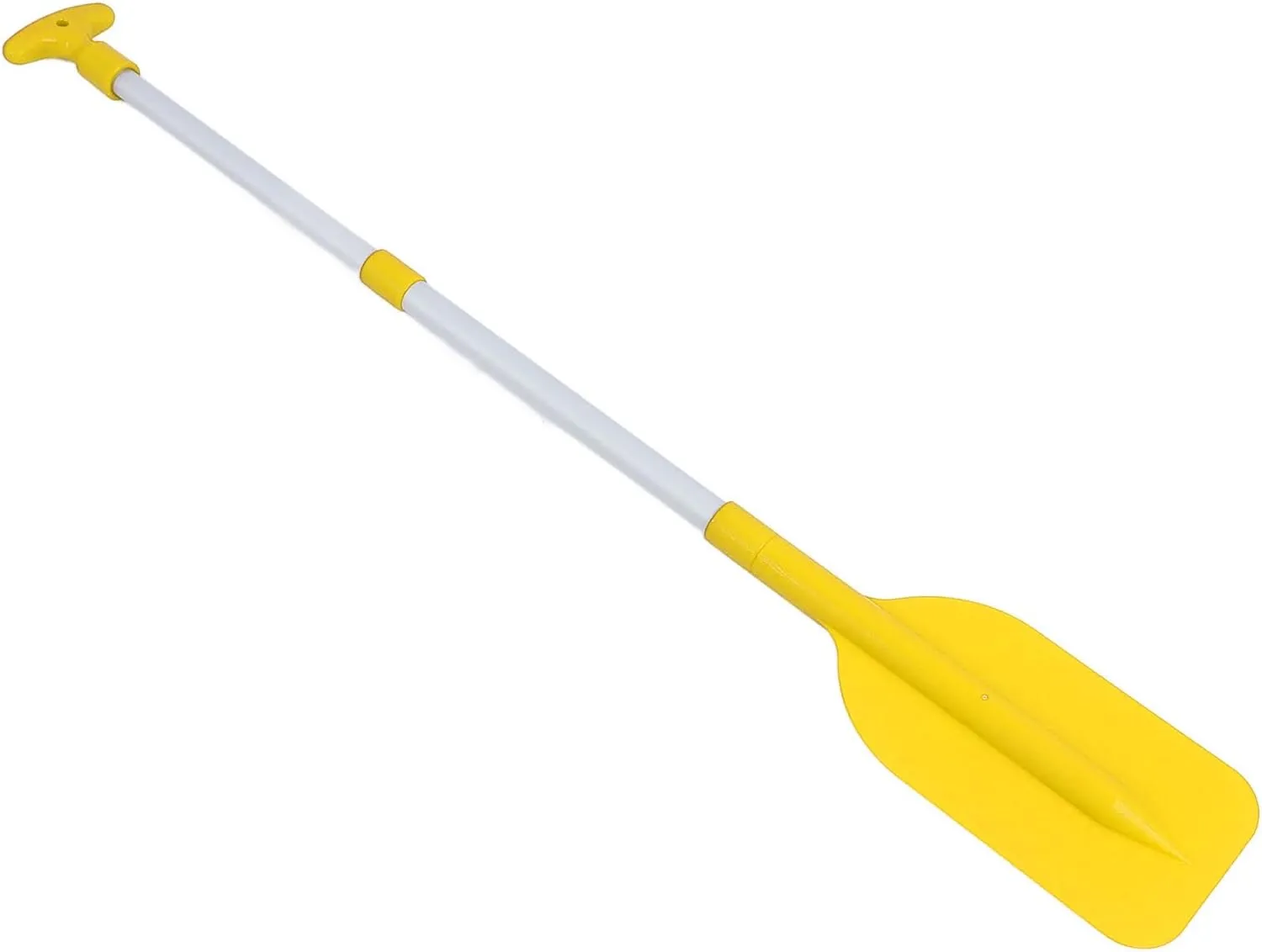 Boat Paddle, Stretched Heavy Duty Aluminum Alloy Rod Tshaped Handle Canoe Paddle for Fishing