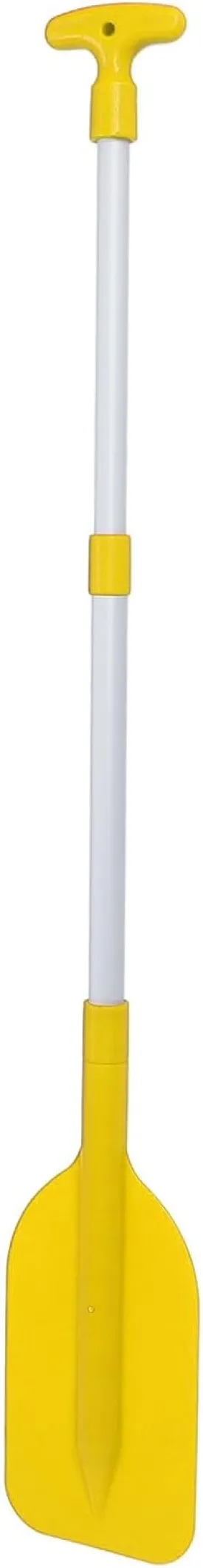 Boat Paddle, Stretched Heavy Duty Aluminum Alloy Rod Tshaped Handle Canoe Paddle for Fishing