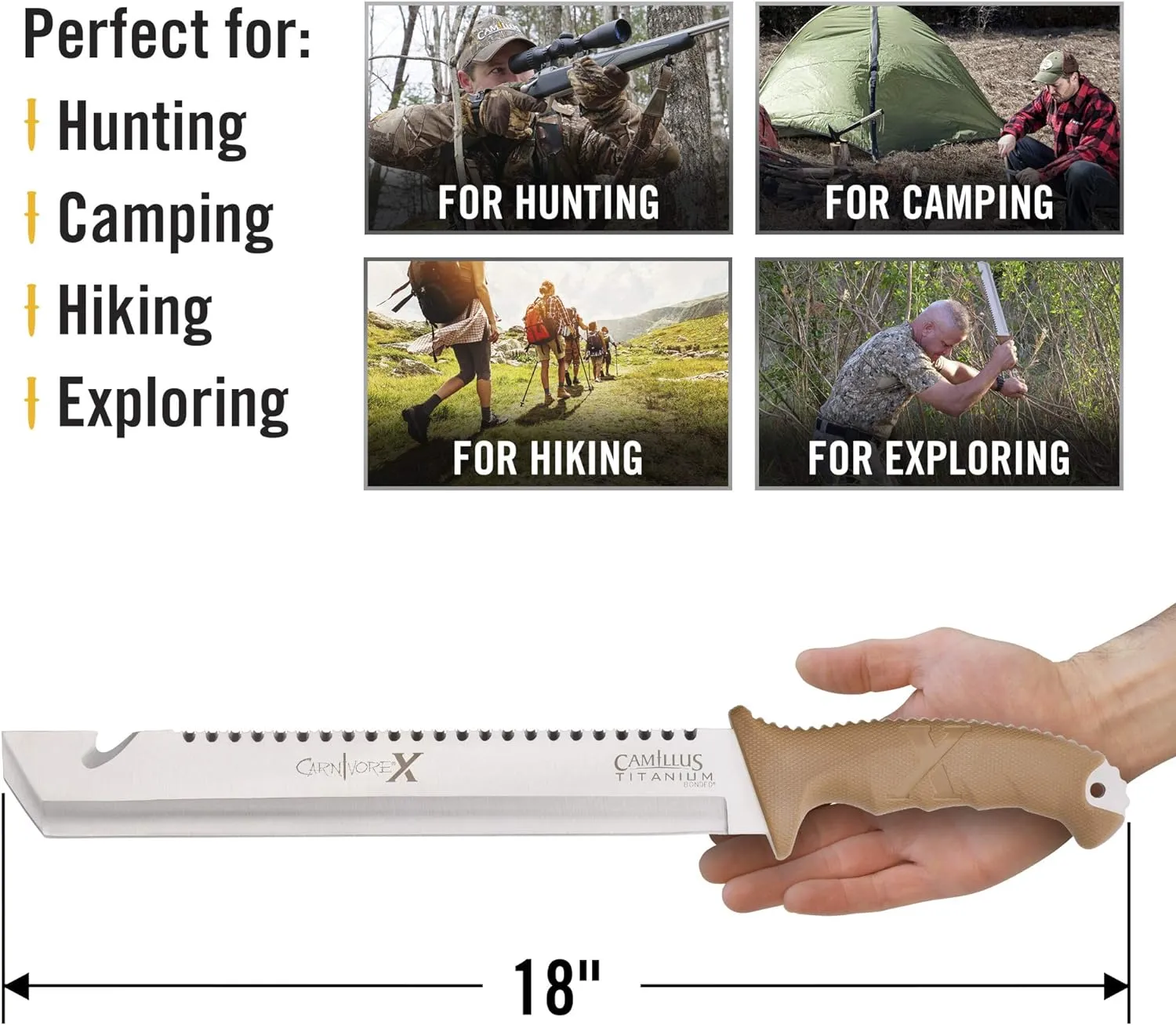 Camillus Carnivore X Survival Blade