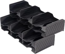 Card Case Black | Card Sorting Tray for Catan Resource Cards - Gaming | Game Accessory for The Catan Board Game | Suitable for The Expansion of Catan Game Cards and All Other Card Games