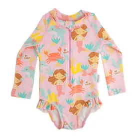 Earth Nymph "Seaside" Baby Girl Rash Suit