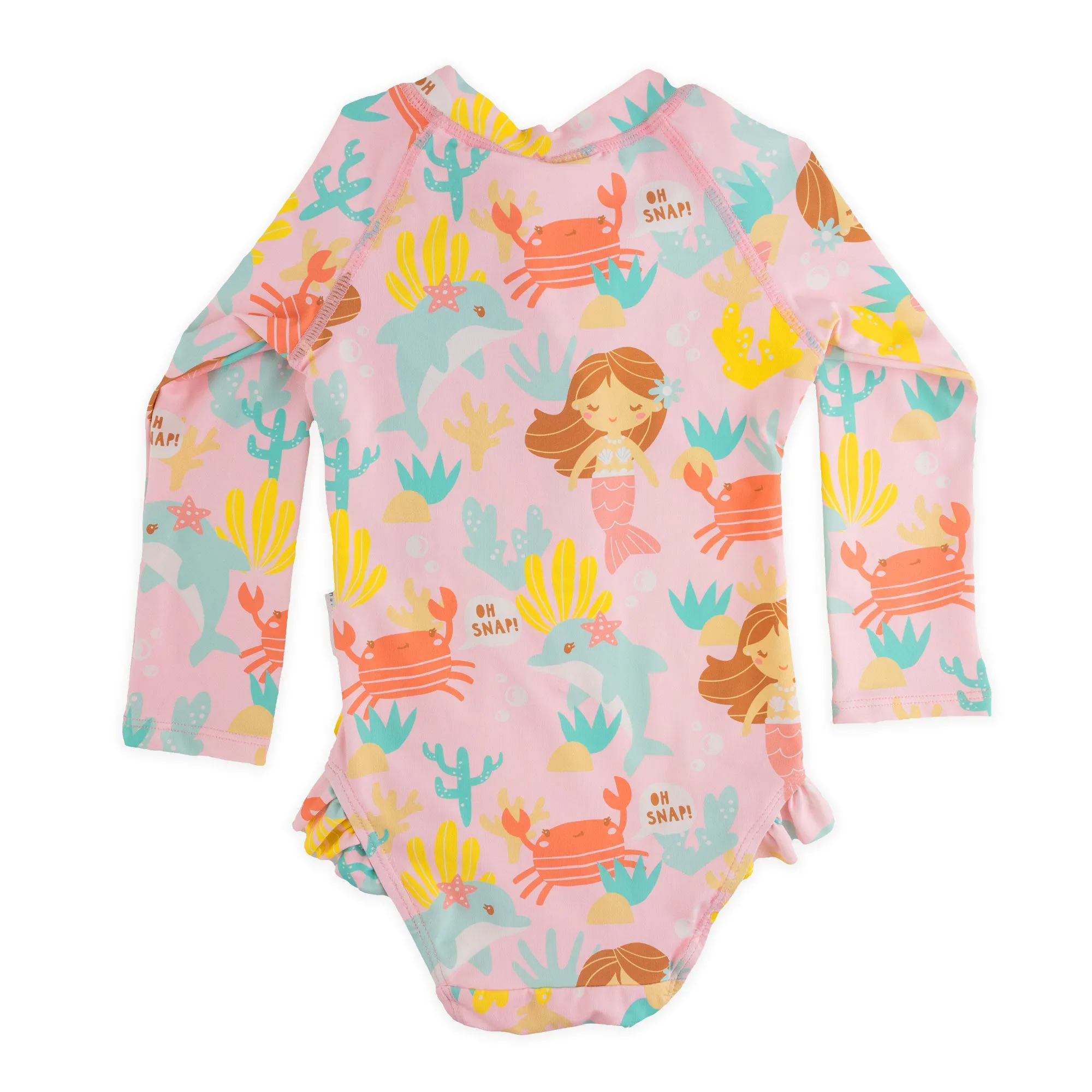 Earth Nymph "Seaside" Baby Girl Rash Suit