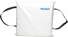 Flowt Boat Seat Cushion and Throw Cushion for Boat Safety  USCG Approved Type IV, Life Cushion for Boat, Durable, Comfortable Boat Seat Cushions for Kayaks, Paddle Board, Canoe and Boating - White