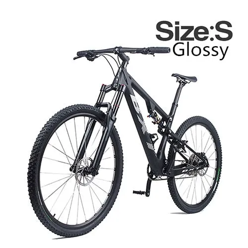 Full Suspension mountain bike 29er T800 carbon fiber 1×11speed carbon mtb XC bicycle disc brakes shock absorber travel 165*38mm