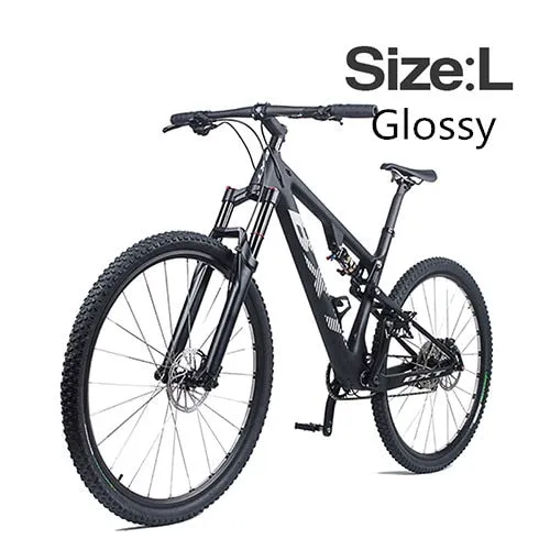 Full Suspension mountain bike 29er T800 carbon fiber 1×11speed carbon mtb XC bicycle disc brakes shock absorber travel 165*38mm