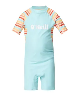 Girl's Toddler SPF SS Spring Rash Suit - Retro Stripe