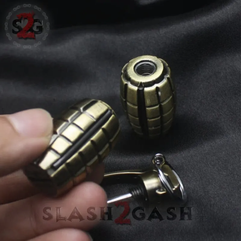 Grenade Fire Starter - Emergency Permanent Match Survival Key Chain