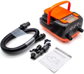 iDili AC 100-240V Rechargeable SUP Electric Air Pump Deflatable Inflatable Pump SUP DC12V 110W Electric Air Pump for Paddle Board Air Boat Kayak