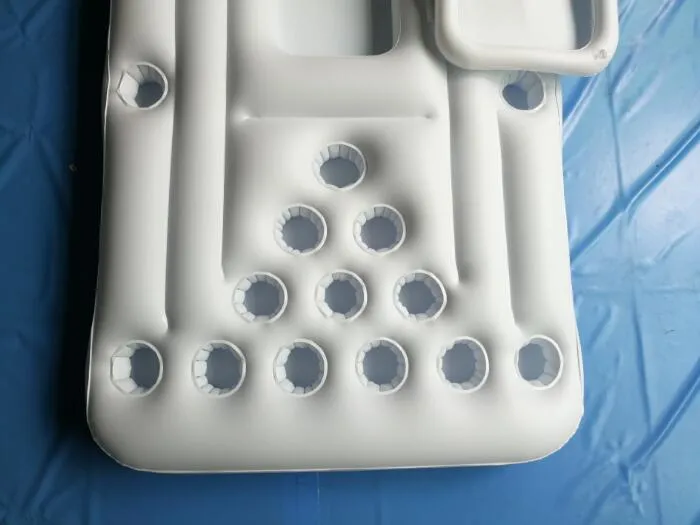 Inflatable Beer Pong Pool Float with Cooler - Ultimate Summer Fun!