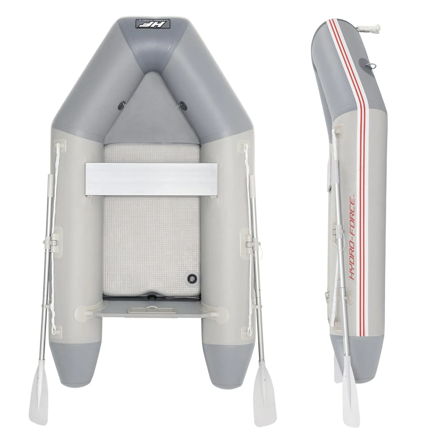 Inflatable Boat (2 Oars & Air Pump)