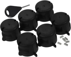 KESYOO 1 Set Rudder Slot Base for Paddleboards Surfboard Fin Sup Balance Tool Plastic Black