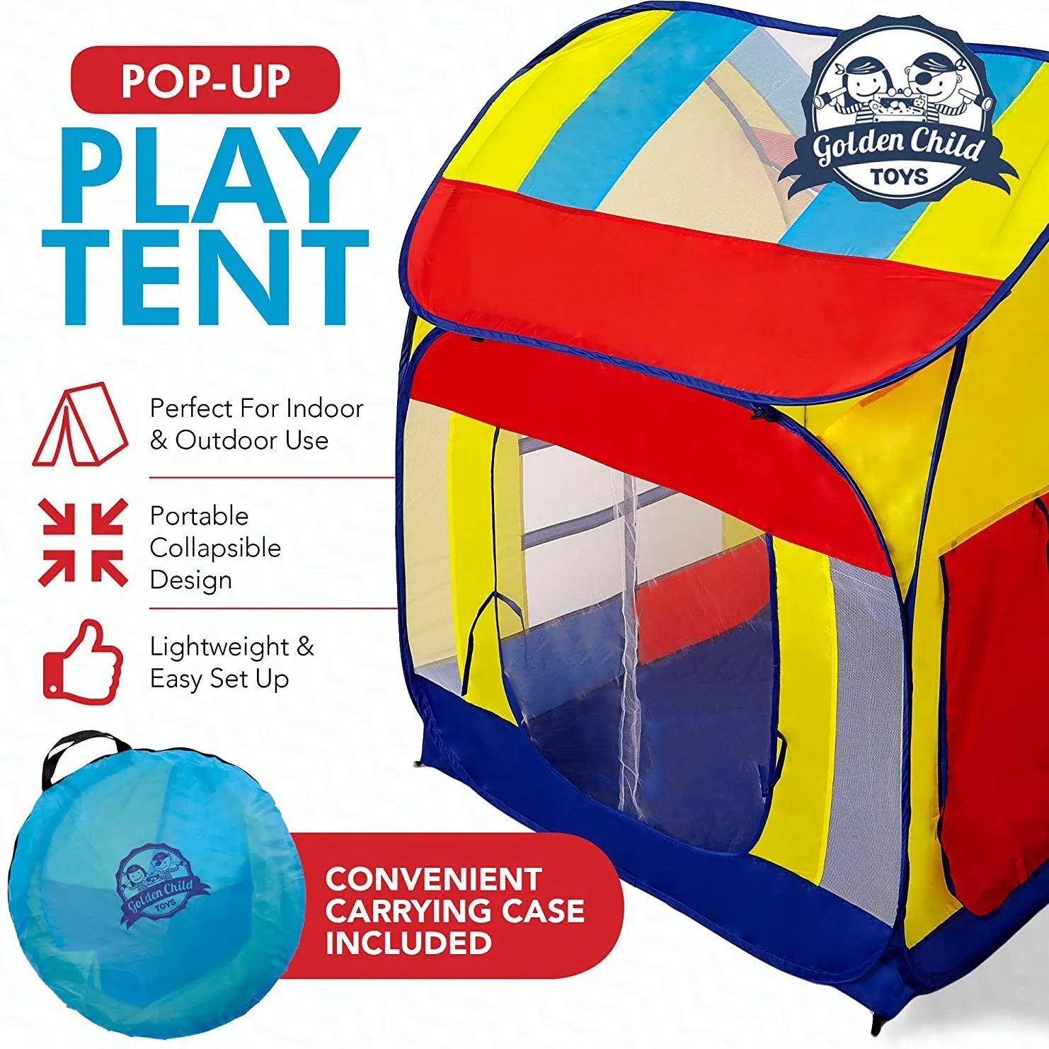 Kids Play Tent with Carrying Case