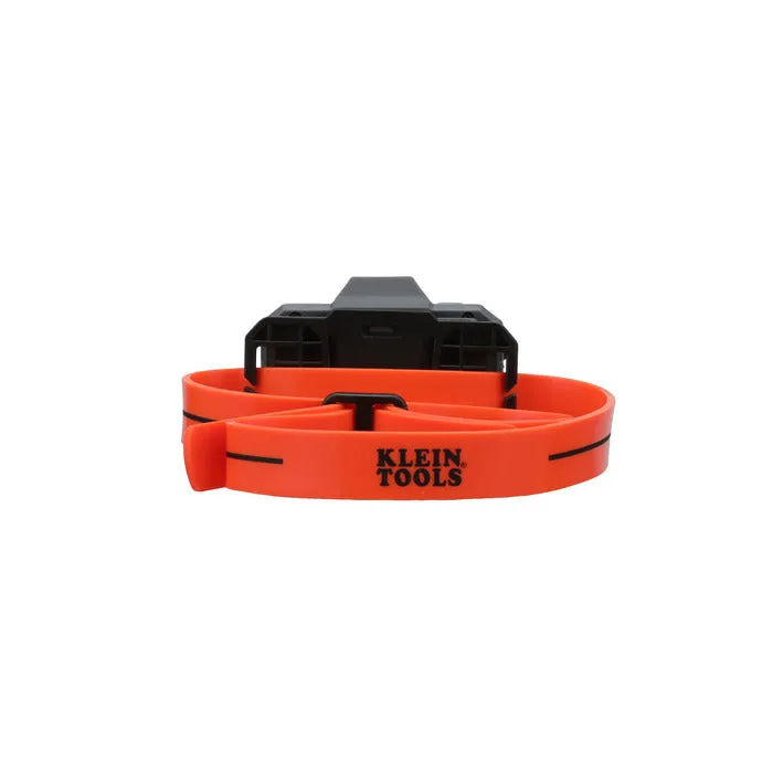 Klein Tools Rechargeable Headlamp w/Silicone Strap, 400 lm, All-Day Run, Auto-Off