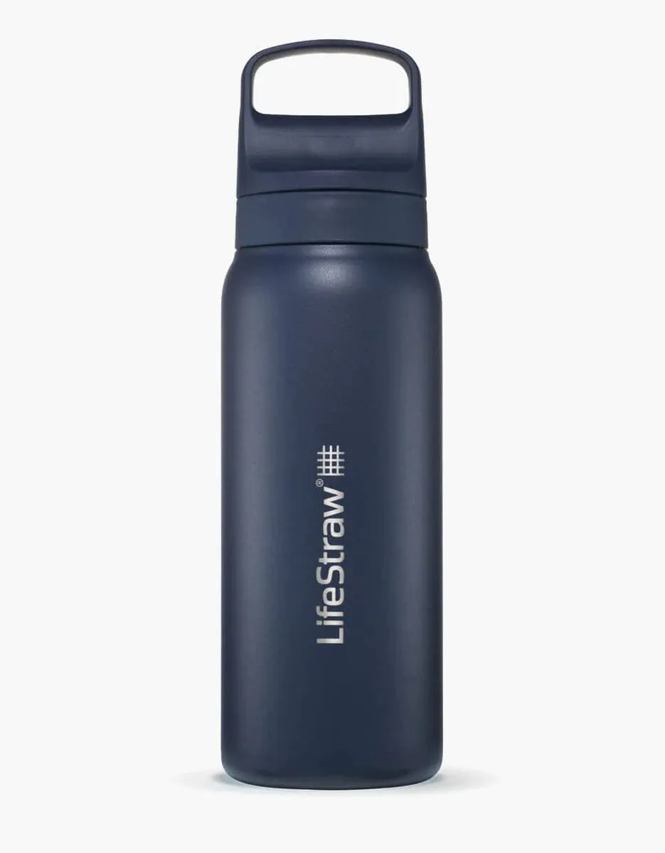LifeStraw Go  Stainless Steel Water Filter Bottle; 24oz
