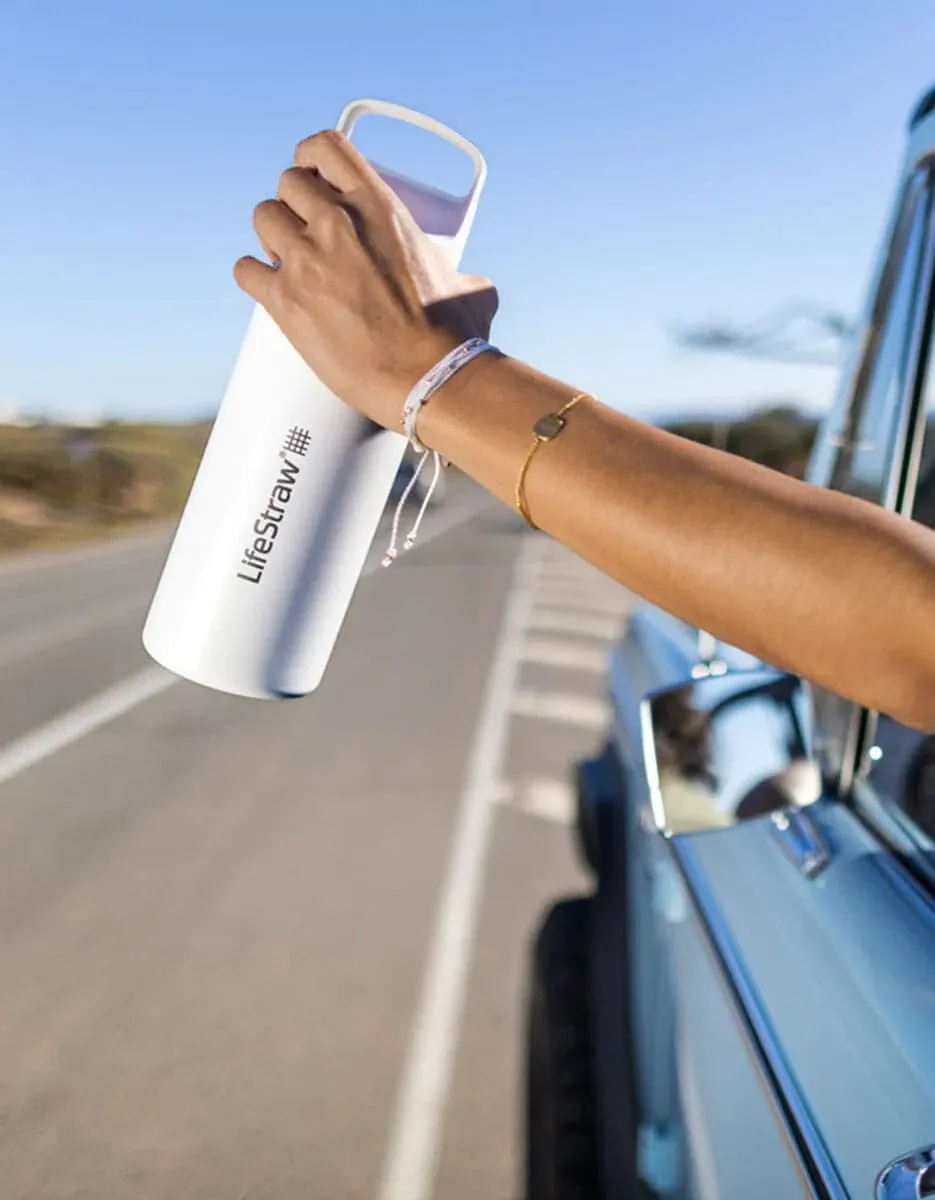 LifeStraw Go  Stainless Steel Water Filter Bottle; 24oz