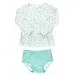 Long Sleeve 2-piece Rash Guard Ruffle Butts