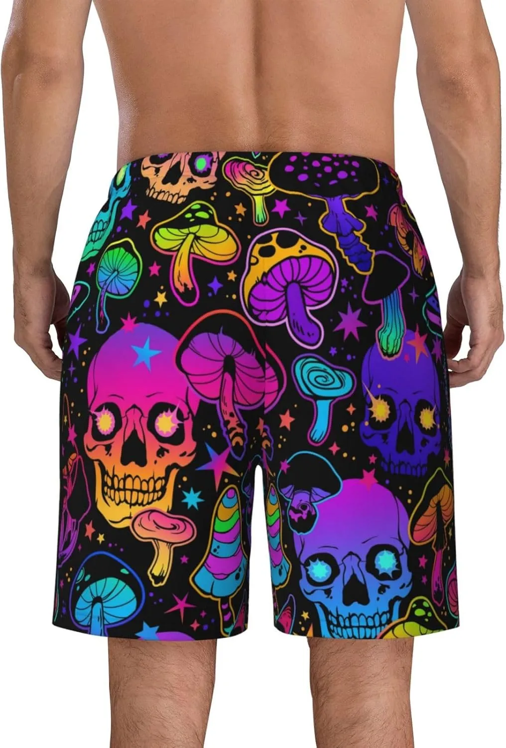 Mens Swim Trunks with Mesh Lining,Quick Dry Swimsuit Board Shorts Beach Pants Swimwear Bathing Suits