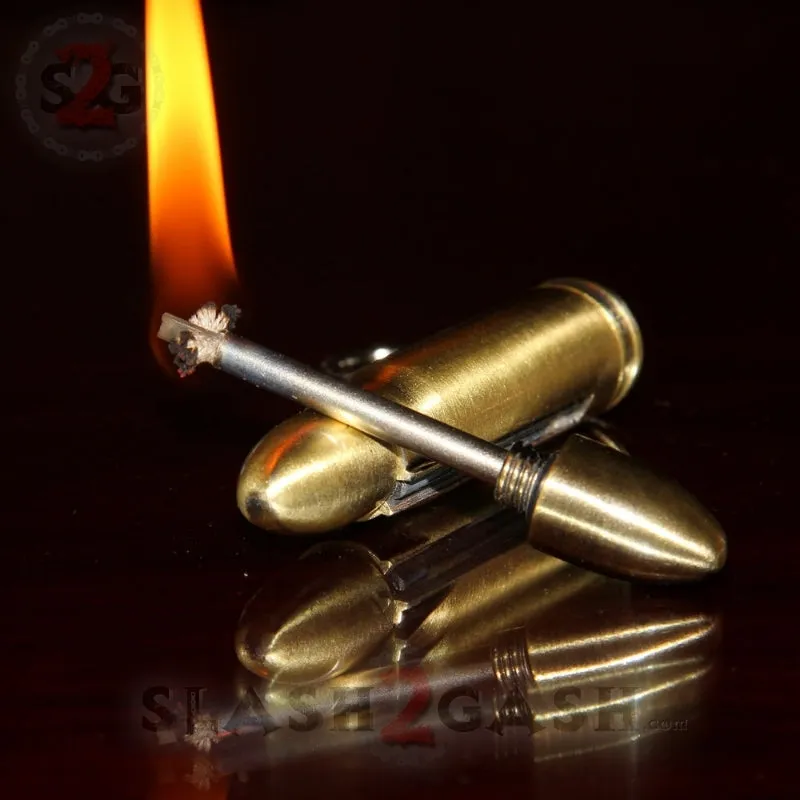 Metal Fire Starter - Emergency Permanent Match Survival Key Chain