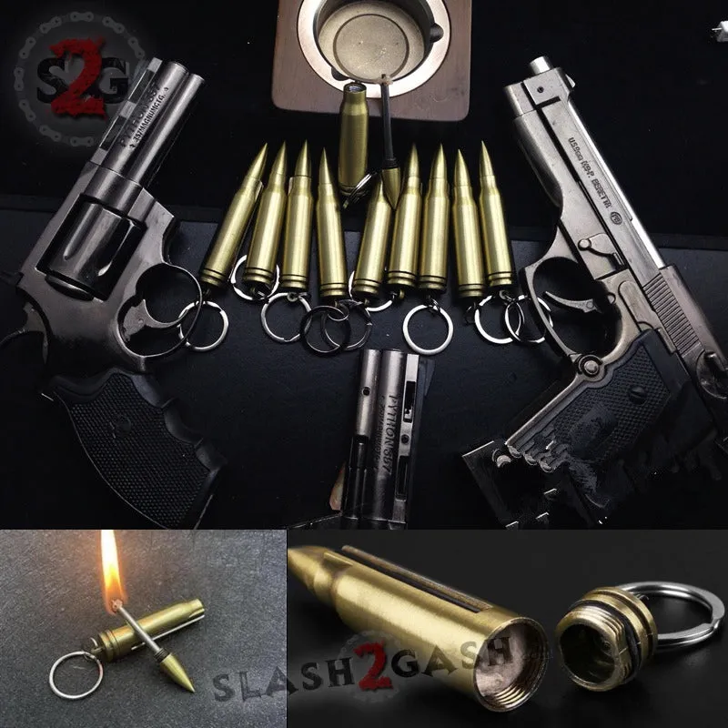 Metal Fire Starter - Emergency Permanent Match Survival Key Chain