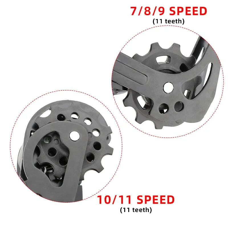 microNEW Mountain Bike Rear Derailleur 7 8 9 10 11 Speed Road Bike RD Shifter Groupset Bicycle Accessories
