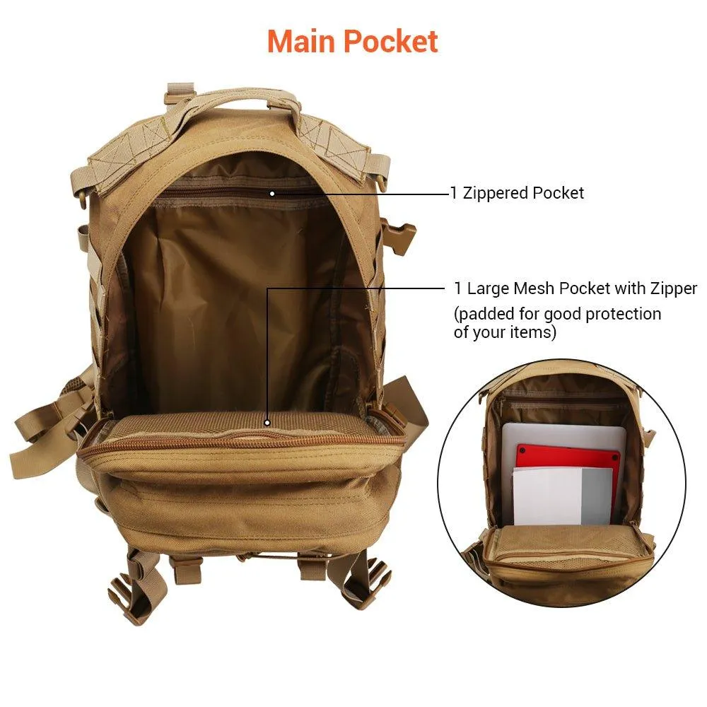 Molle Style Hiking Backpack 1000D 35L