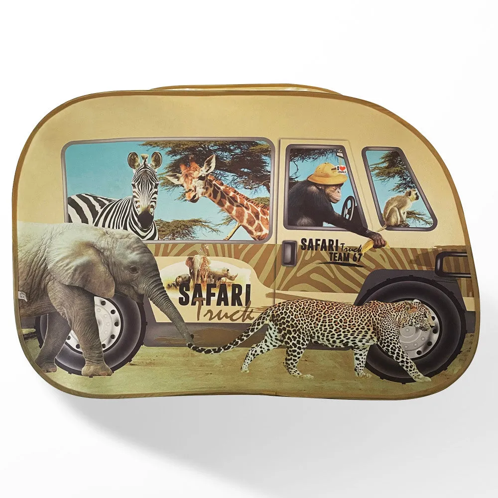 Pop It Up Safari Truck Tent - Wildlife Themed Playhouse
