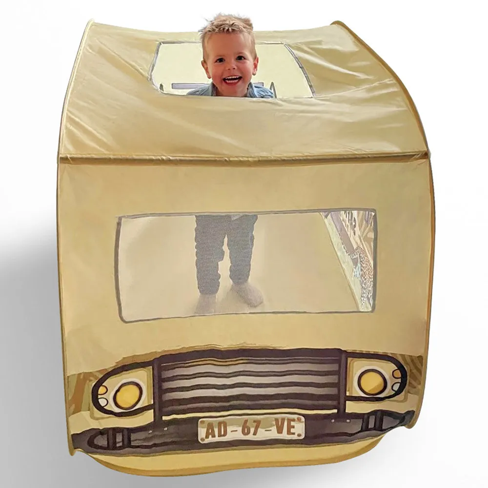 Pop It Up Safari Truck Tent - Wildlife Themed Playhouse