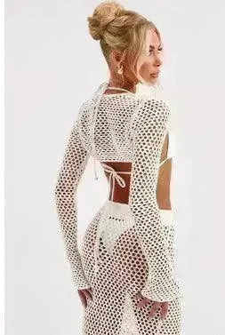Seaside Vacation Sun Protection Beach Dress Suit