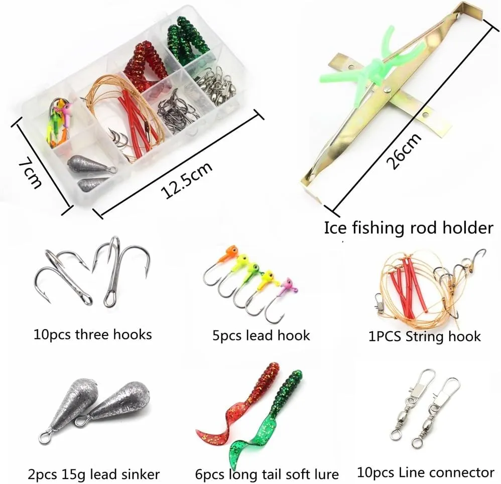 Season Fishing Set 67 Cm Ice Rod Boat Fishing Raft Fishing Tackle Combination